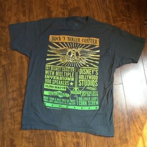 Disney- Collaboration w/ Aerosmith Tee. Size XL
